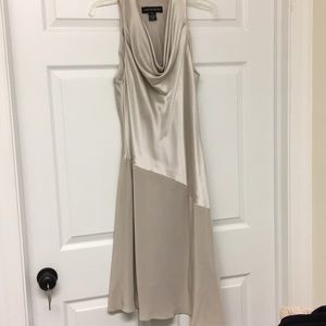 Champagne colored cocktail dress